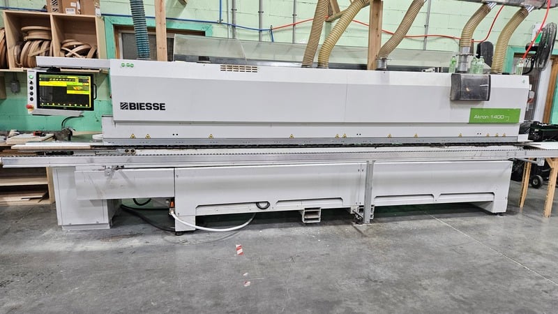 Biesse #Akron-1440A, single sided edge bander with corner rounding & pre-milling, 2016 - Image 1