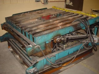 10000 lb. x 72 outside dimension Braner, Downlayer, 3.5" diameter x 76" face Rolls on 6.5" Centers, 81" L - Image 1