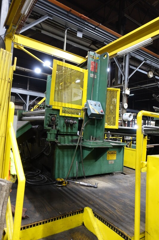 54" x 7.5" Loopco, slitting heads, drop in type, 100 HP, 500 V. - Image 1