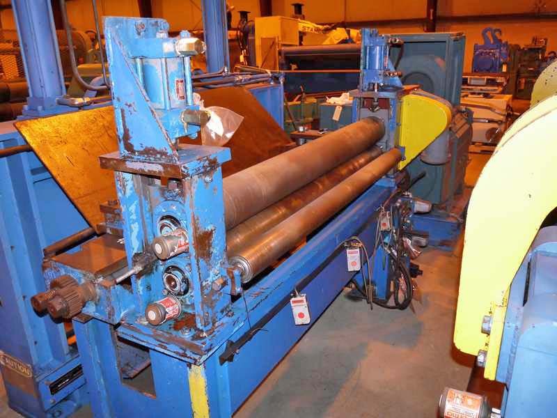 60" Rowe, Pinch Rolls, 60" x 0.25" capacity, 60" face x 7" diameter Rolls, 62.5" between housings, 43" - Image 2