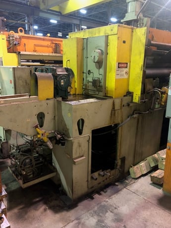 72" x 3" Automatic Feed Co., Straightener, (7) 80" face x 3" diameter Rolls, 150 FPM, 30 HP - Image 1