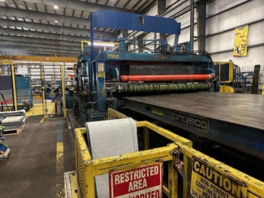72" x .25" Pro-Eco, single loop injector head slitting, 70000 lb., R to L, 2004 - Image 9