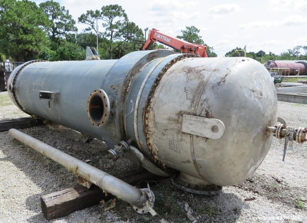 7062 sq.ft., Heat Transfer Systems Tube Reboiler/Heat Exchanger, 304L Stainless Steel tube - Image 2