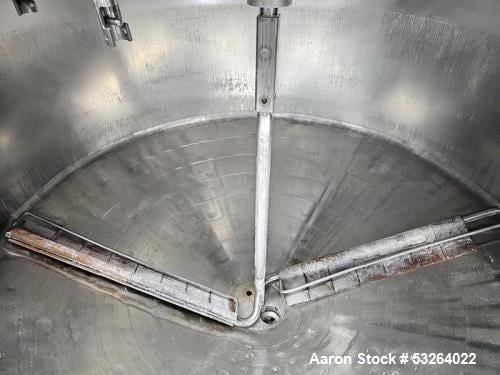 500 gallon Chester Jensen #X70N50, Jacketed Kettle, Stainless, Scrape Agitation, VSD, Food Grade, 4' ' - Image 5