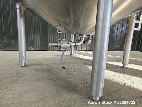 500 gallon Chester Jensen #X70N50, Jacketed Kettle, Stainless, Scrape Agitation, VSD, Food Grade, 4' ' - Image 7