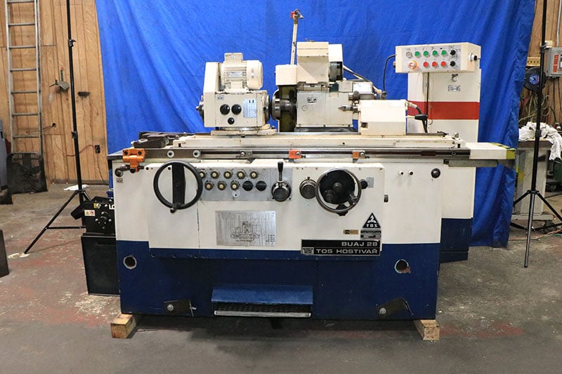 11" x 24.8" Tos Hostivar #BUAJ 28-630, universal cylindrical grinder, 16" x 1-1/2" x 5" wheel, automatic - Image 1