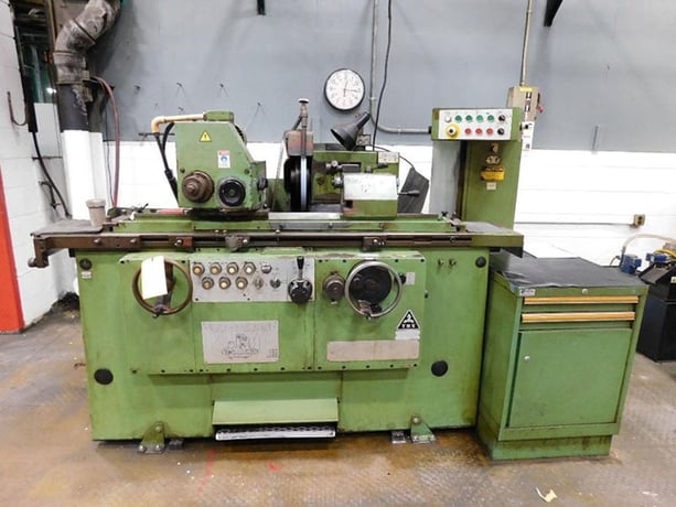 11" x 25" Tos Hostivar, universal cylindrical grinder, 16" x 1.5" x 5" wheel, automatic infeed, hydraulic - Image 1