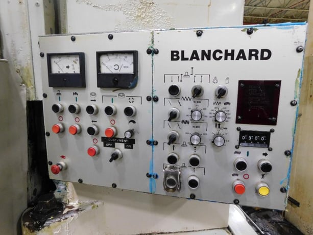 Blanchard #22AD-42, rotary surface grinder, 42" electromagnetic chuck, 50 HP, 22" segmented wheel, prog - Image 6