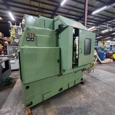 WMW #ZFWZ-250/4, gear hobber, 10" dia., 4 NDP, 5.75" hob diameter, 2-cut, crowning, excellent, 1984 - Image 1