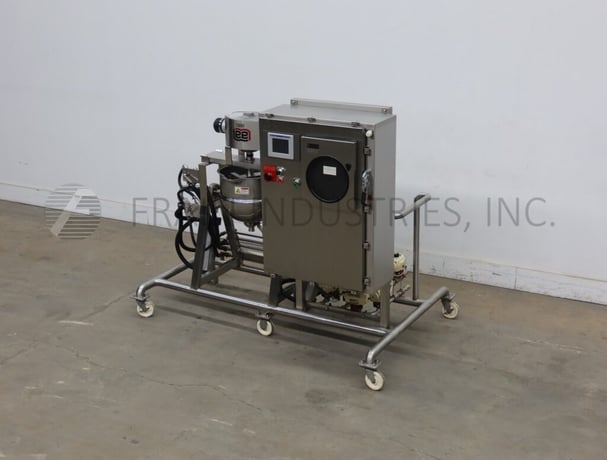 10 gallon Lee #10CHD9MT, Double Motion Kettle, 316 Stainless Steel, 17" diameter x 14-1/2", hydraulic tilt - Image 1