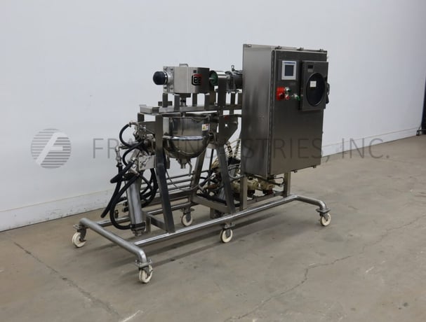 10 gallon Lee #10CHD9MT, Double Motion Kettle, 316 Stainless Steel, 17" diameter x 14-1/2", hydraulic tilt - Image 5