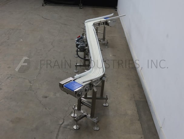 Span Tech #S-CURVE, Conveyor Table Top, 8-1/2" x 190" flexlink, 19" into curve, 135" between, 35" out, 3/4 - Image 3