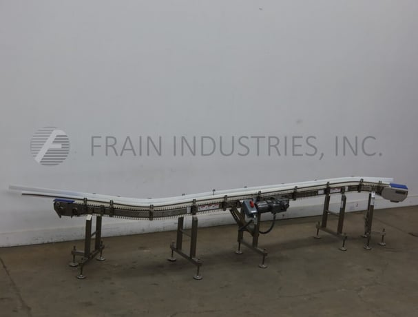 Span Tech #S-CURVE, Conveyor Table Top, 8-1/2" x 190" flexlink, 19" into curve, 135" between, 35" out, 3/4 - Image 5