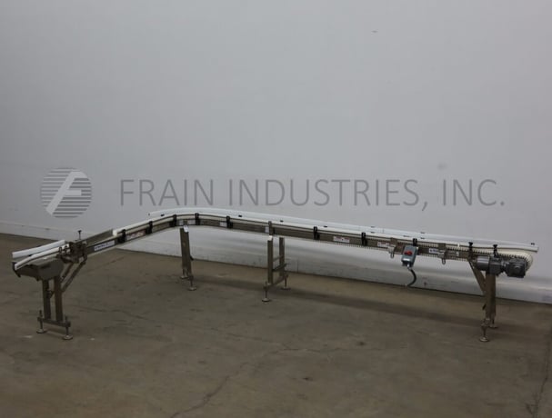 Span Tech #90°, Conveyor Table Top, Stainless Steel flexlink curved, 93" into curve, 172" out, 3/4 HP - Image 5