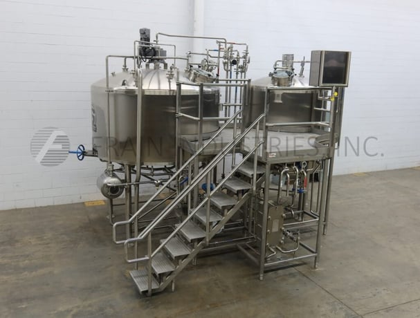 620 gallon Sprinkman Brewing Systems, Tank 304 Stainless Steel, 96" ID x 50 straight side w/ false bottom - Image 5