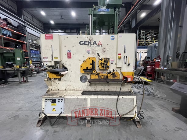 8" x 8" x 3/4" Geka #Hydracrop-165S, ironworker, 165 ton - Image 1
