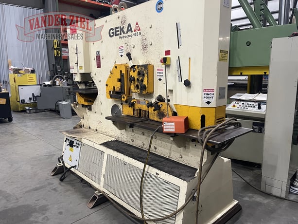 8" x 8" x 3/4" Geka #Hydracrop-165S, ironworker, 165 ton - Image 5