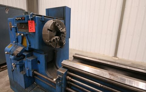 24"/54" x 96"/132" LeBlond, sliding gap bed lathe, 4-jaw 18" chuck, taper attachment - Image 8