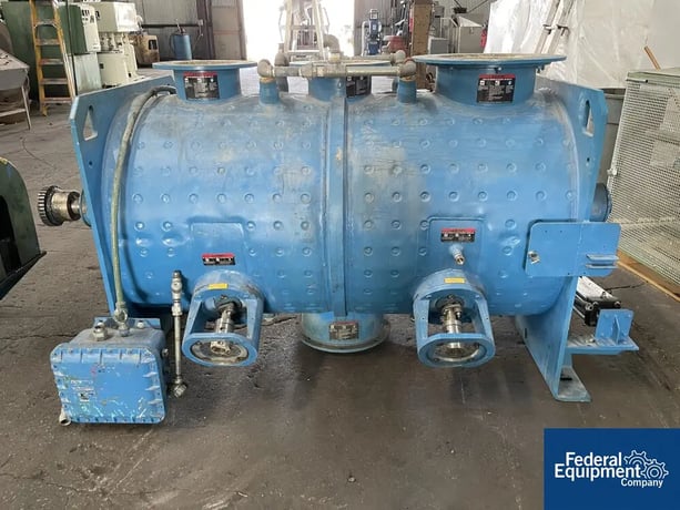 Littleford #FKM-1200E, Carbon Steel, 42 cu.ft., 29.4 cu ft working capacity, jacketed for 14.9 psi at 250°F - Image 6
