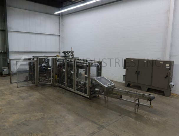Douglas #AXIOM-WA-IM, Case Packer Wrap Around, 5-45 cases trays/min, AB PLC Control - Image 1