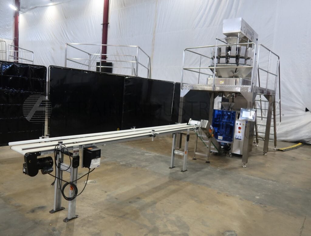Powell Systems #PSI-320-SYS, Complete line, Form & Fill Sealer, vibratory feed hopper, 14 head combo scale - Image 5