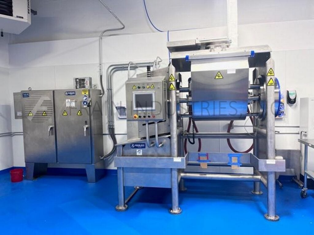 Peerless #DA50K-20, double Arm Paste Mixer, Kleanview open frame, 450 lbs, 79.2 gallon, 304 Stainless Steel - Image 1