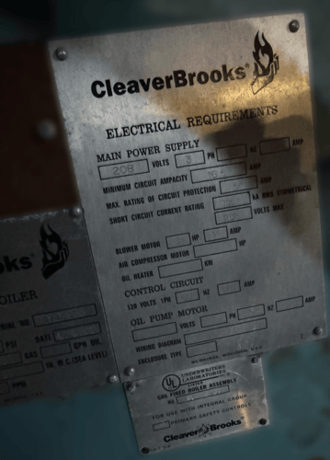 100 HP Cleaver-Brooks #CB700X-99-P, 15 PSI Low-Pressure Steam Boiler, 2012 - Image 6