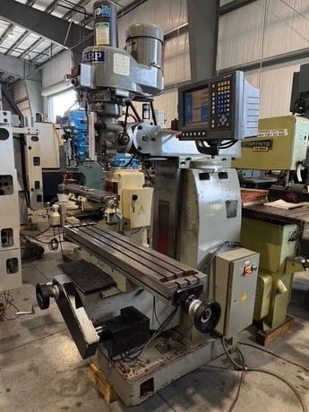 Sharp #HMV, CNC vertical mill, 10" x50"tbl., 3 HP, 38" X, 16.5"Y, 17" Z, R8, 60-4200 RPM, Acu-Rite MillPwr - Image 3