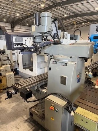 Sharp #HMV, CNC vertical mill, 10" x50"tbl., 3 HP, 38" X, 16.5"Y, 17" Z, R8, 60-4200 RPM, Acu-Rite MillPwr - Image 5