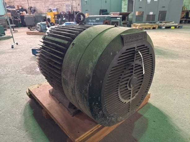 75 HP 900 RPM Reliance, Frame 444T, TEFC BB EXP, 230/460 Volts - Image 1