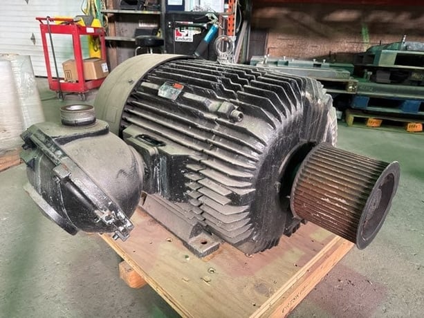75 HP 900 RPM Reliance, Frame 444T, TEFC BB EXP, 230/460 Volts - Image 2
