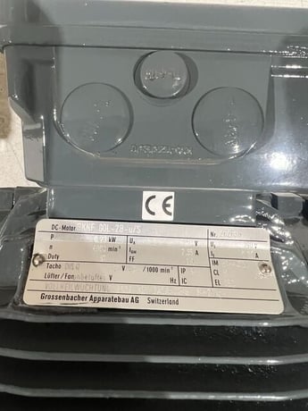 .3 HP 4000 RPM Grossenbacher Apparatebau Acme-Gridley #GKNF-80L-2B-u/S, DC Motor, 0.23 kW, 150 V, New - Image 4