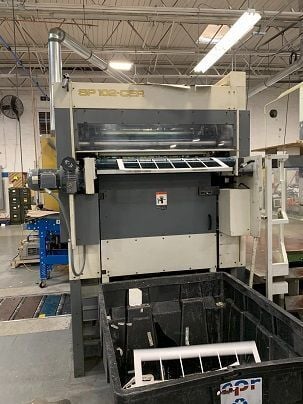 250 Ton, Bobst #SP-102-CER, Automatic Die-Cutting Machine, .004-.160" thick, 40-1/8" x 28-3/8" max sheet - Image 1