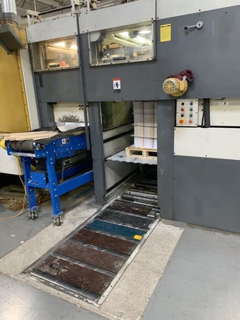 250 Ton, Bobst #SP-102-CER, Automatic Die-Cutting Machine, .004-.160" thick, 40-1/8" x 28-3/8" max sheet - Image 5