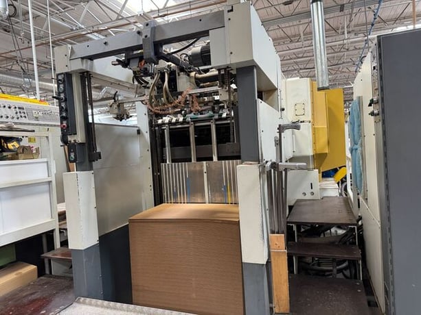 250 Ton, Bobst #SP-102-CER, Automatic Die-Cutting Machine, .004-.160" thick, 40-1/8" x 28-3/8" max sheet - Image 8
