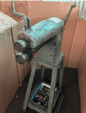 18 gauge Niagara #192 Beader-Geared, 13-3/4" throat, 2-13/16" roll diameter, 2" lgth, w/beading gage & rolls - Image 5