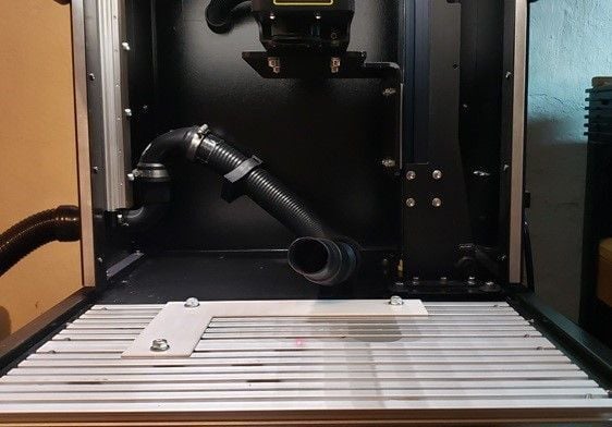 Tykma #MiniLase-XL, laser marker, 20 watt fiber laser, BOFA exhaust system, 2017 - Image 4