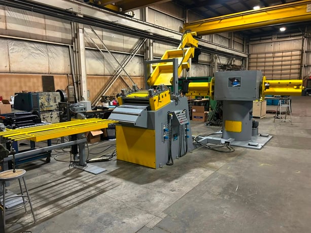 15000 Lb. Coe Press Equipment, coil servo feed line, 30" W x .090", certified reconditioned - Image 1