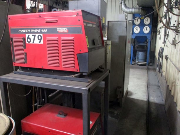 Genesis, Versa 2G, Weld Cell, Fanuc ArcMate 120i, Lincoln Powerwave, 120" auxiliary axis tables, R-J3 - Image 4