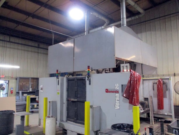 Genesis, Versa 2G, Weld Cell, Fanuc ArcMate 120i, Lincoln Powerwave, 120" auxiliary axis tables, R-J3 - Image 5
