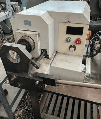 2" Evantech #DBF50, 1/8"-2" OD, manual vise, vari-speed w/digital display, tooling - Image 8