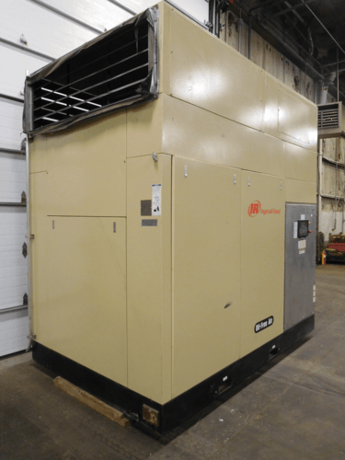 1264 acfm, 125 psig, Ingersoll-Rand #H300, rotary screw air compressor, 350 HP, 4000 V. - Image 4