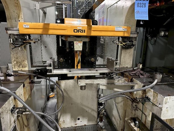 Orii, RYN120SISX, 2-Axis press transfer robot, 47.24" feed length, 3.93" vertical stroke, Mitsubishi PLC, 2015 - Image 2