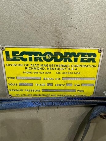 Lectrodryer #GAS-B27, pressure-swing regenerative desiccant compressor air dryer, 15 PSIG, 120 V. - Image 6