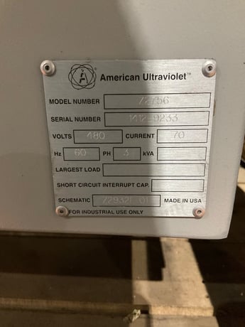 American Ultraviolet #z2756, UV machine/conveyor - Image 3
