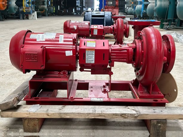 150 GPM, Bell & Gossett #E-1510, Centrifugal Pump, 5 HP, 1200 RPM, 175 PSI, 10" diameter, 5" in, 4" out (2 - Image 3