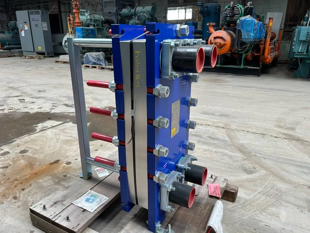 109 sq.ft., Alfa-Laval #M10-BWFD, Plate Heat Exchanger, 300/150 PSI @ 200&deg;F, 2015 - Image 4