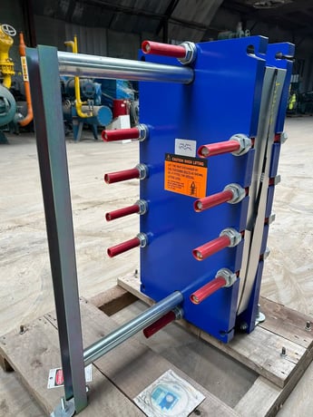 109 sq.ft., Alfa-Laval #M10-BWFD, Plate Heat Exchanger, 300/150 PSI @ 200&deg;F, 2015 - Image 8