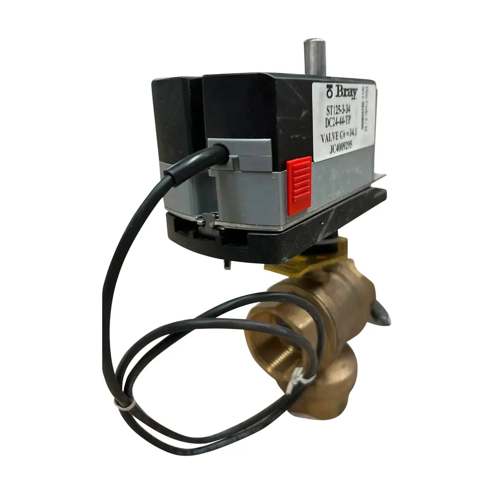 1-1/4" Bray #ST125-3-34DC24-44-TP, 3-Way Ball Valve - Image 2