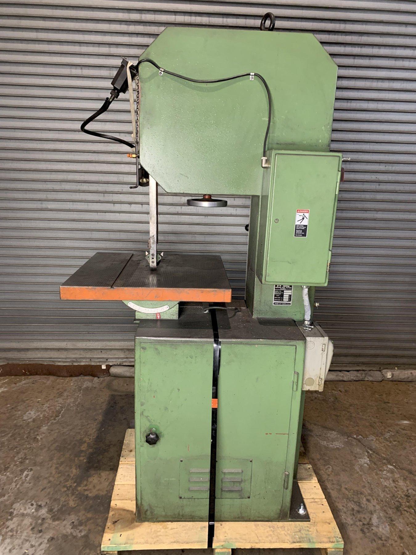 16" X 11" Dake #V-16, automatic vertical band saw, (2) 16-1/2" band wheels, 1991 - Image 2